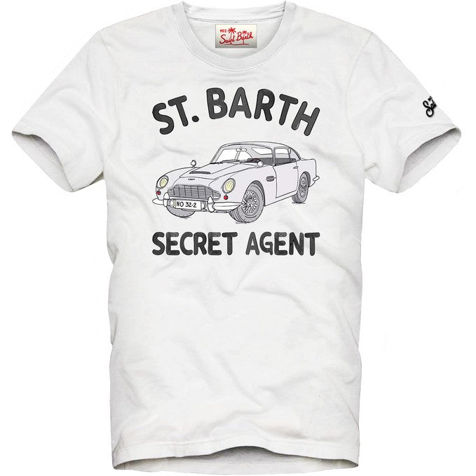 MC2 Saint Barth Classic Fit T-shirt Barth Secret | White