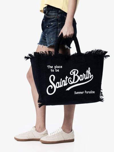 MC2 Saint Barth Vanity Canvas Bag | Black