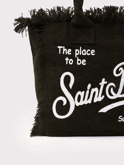 MC2 Saint Barth Vanity Canvas Bag | Black