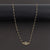 Never Needy Elegant Chain Pendant Necklace | Black