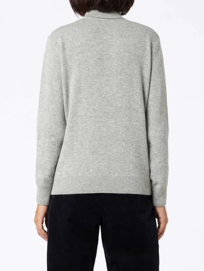 MC2 Woman Moody Fine-ribbed Sweater | Light Grey