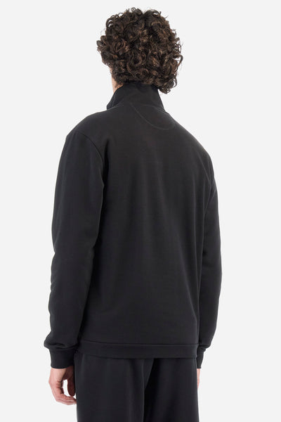 La Martina Sweatshirt with Stand-up Collar | Black