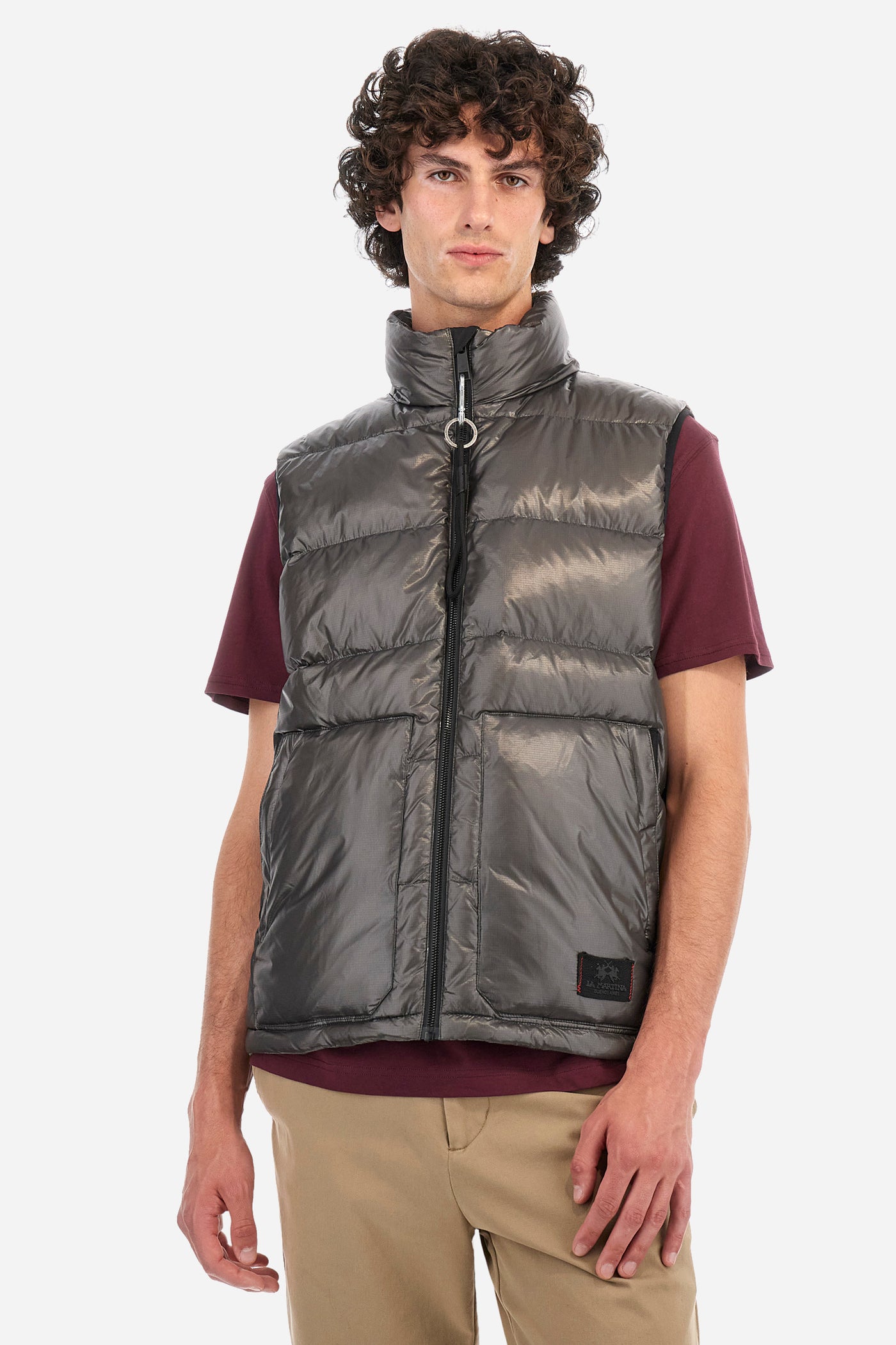 La Martina Men's Down Gilet | Grey