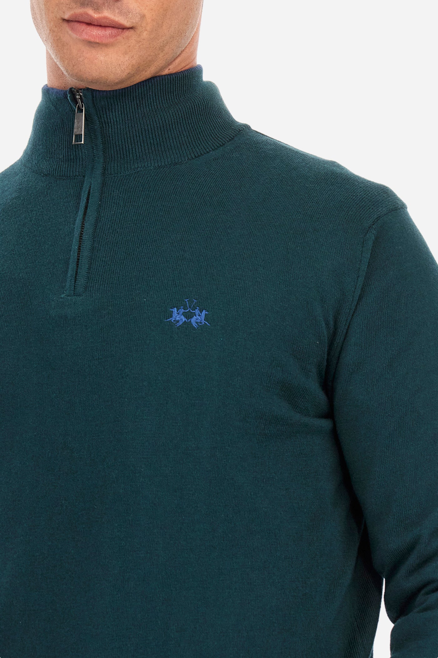 La Martina Knitwear with Half Zip | Green