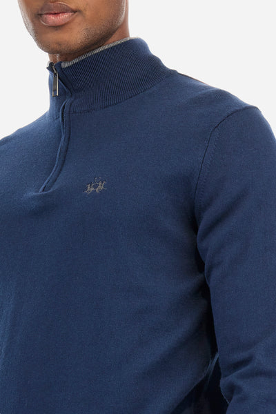 La Martina Knitwear with Half Zip | Navy