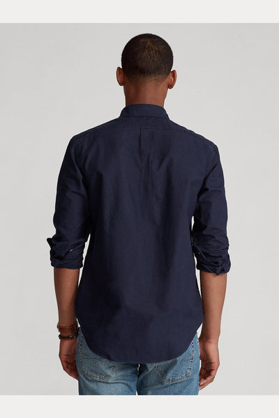Ralph Lauren Custom Fit Garment-Dyed Oxford Shirt | Navy