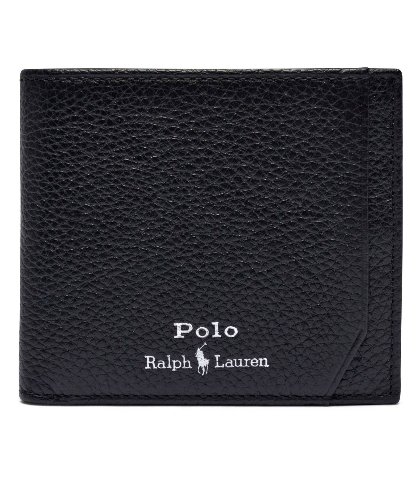 Ralph Lauren Leather Billfold Coin Wallet | Black