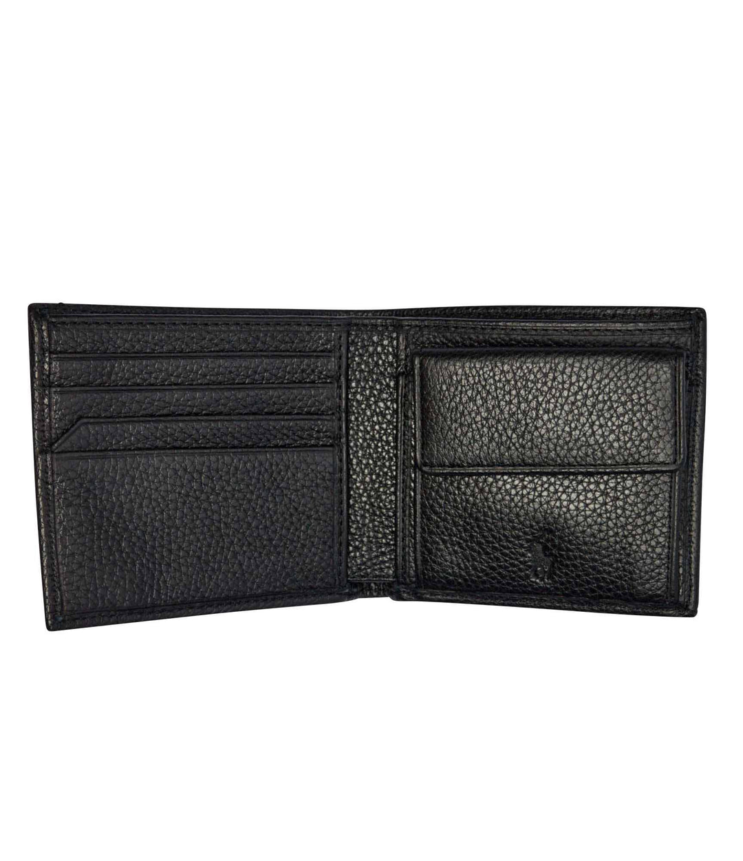 Ralph Lauren Leather Billfold Coin Wallet | Black
