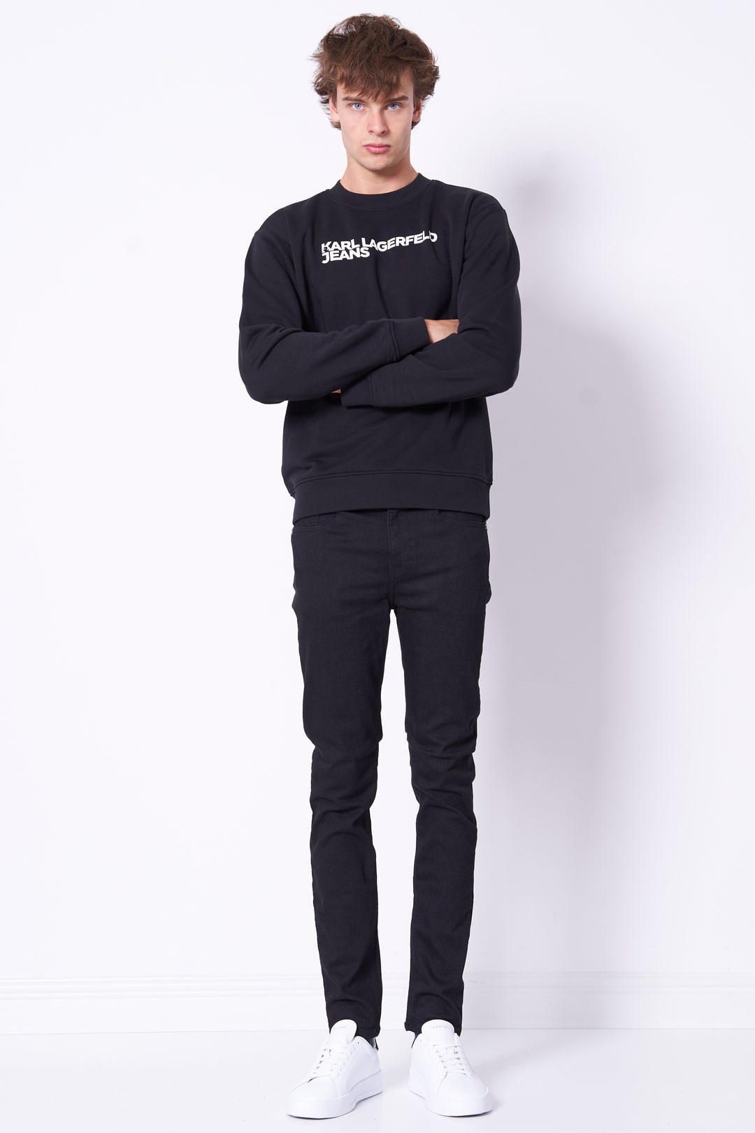 Karl Lagerfeld Logo Regular Sweatshirt | Iris