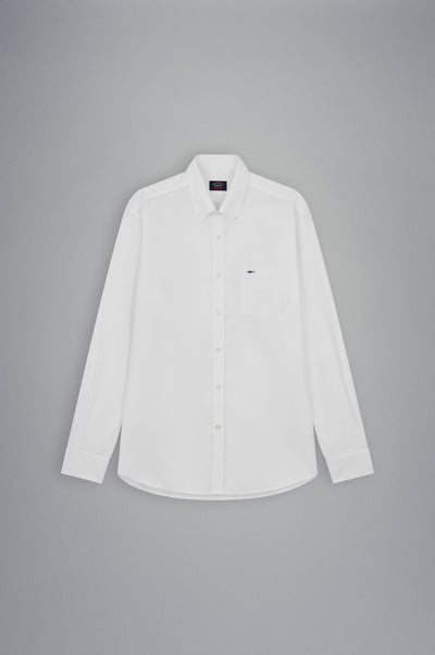 Paul & Shark Oxford Cotton Shirt | White