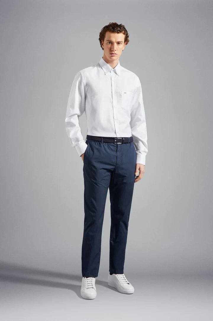 Paul & Shark Cotton Oxford Shirt | White