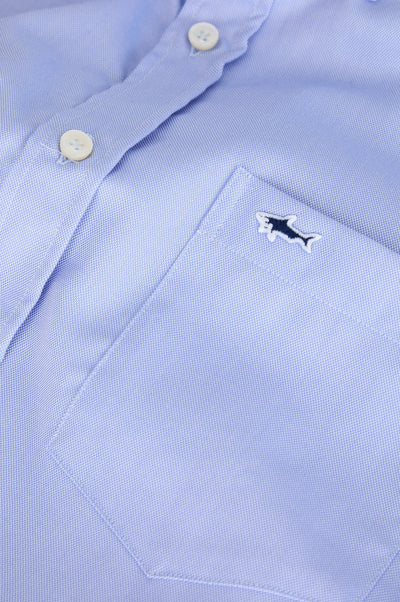 Paul & Shark Oxford Cotton Shirt | Sky Blue