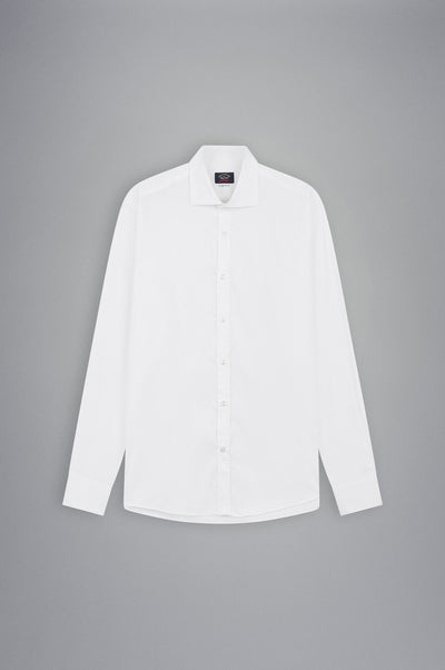 Paul & Shark Cotton Stretch Shirt | White