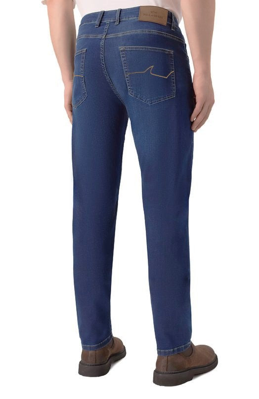 Paul & Shark Giza Cotton Stretch Denim | Navy