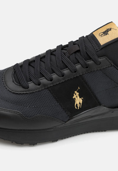 Ralph Lauren Women's Low Top Lace Sneakers Train 89 | Black