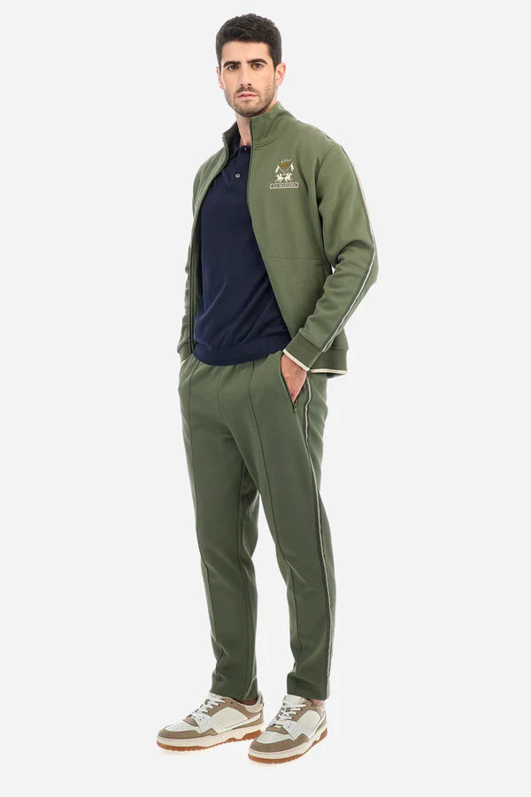 La Martina Polo Shirt in Tricot Cotton Knit in Regular Fit - Austin | Navy
