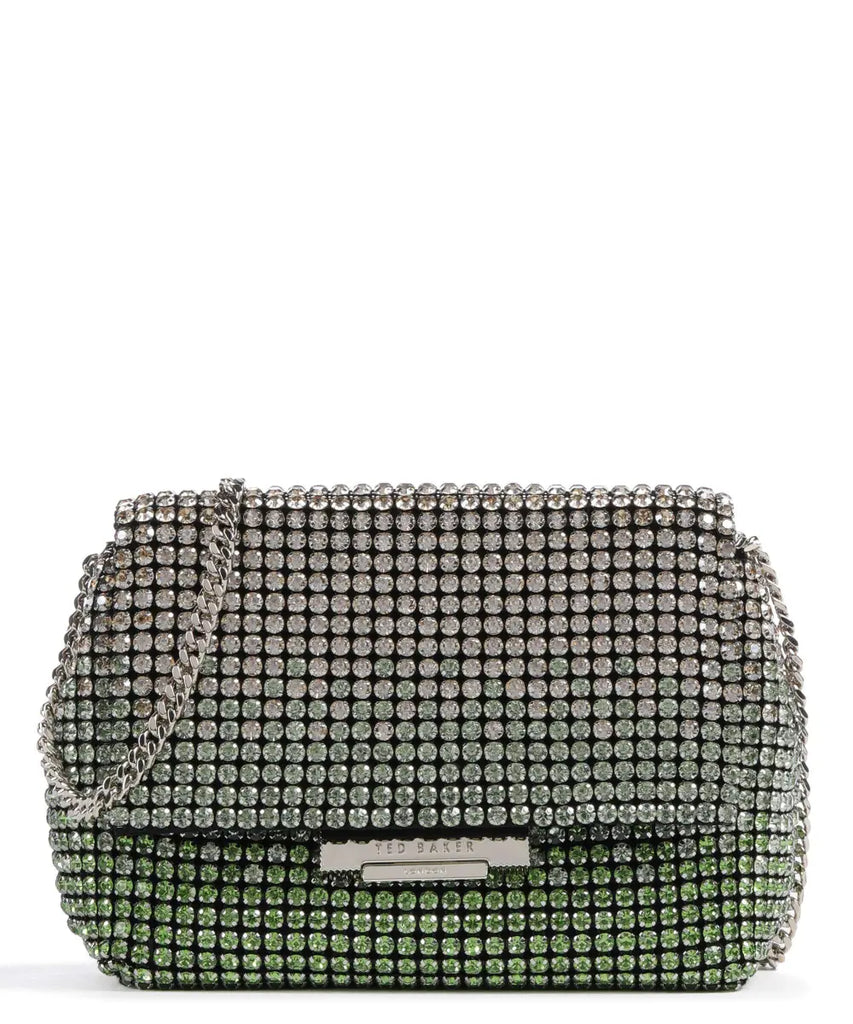 Ted baker green clutch bag on sale