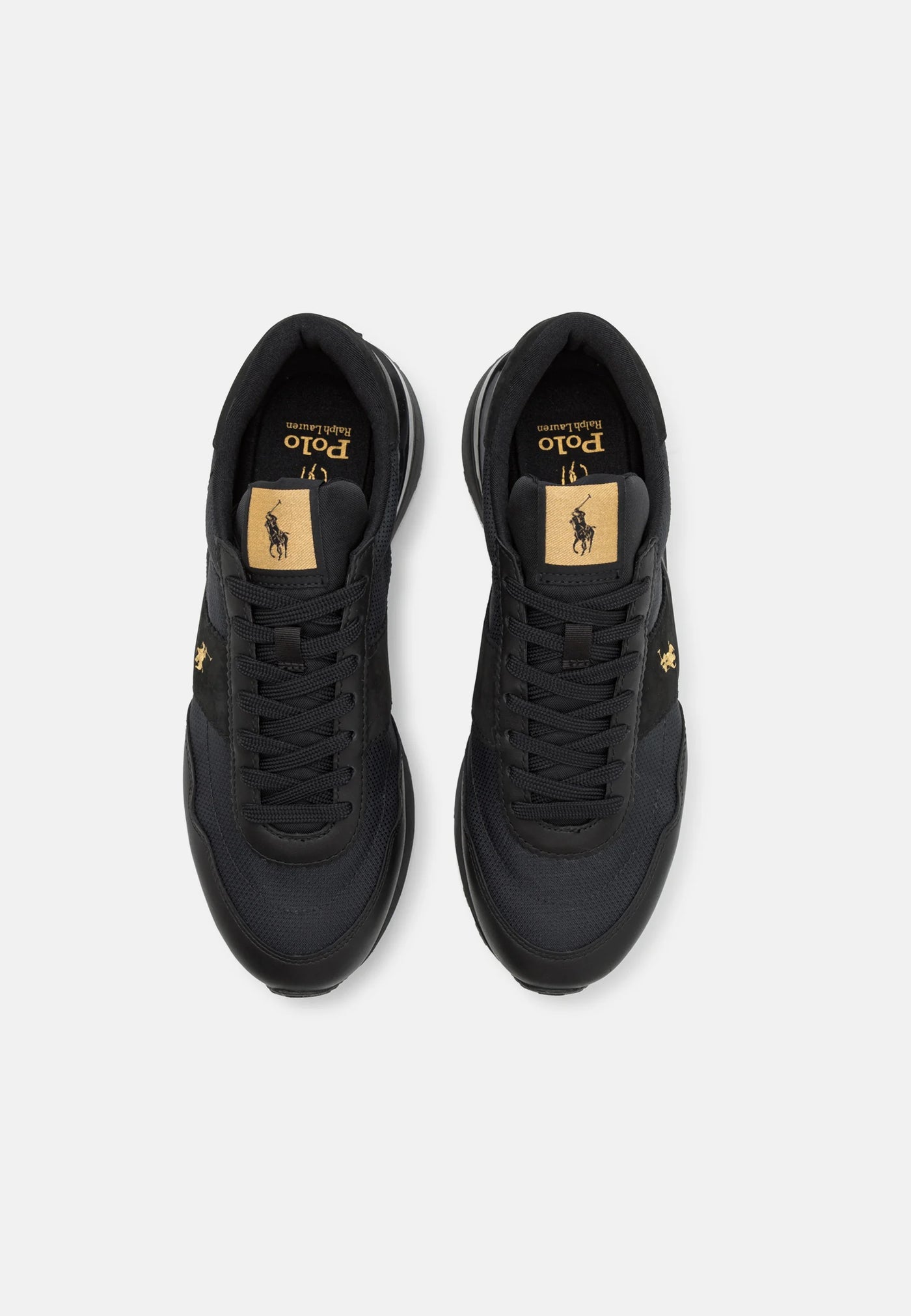 Ralph Lauren Women's Low Top Lace Sneakers Train 89 | Black
