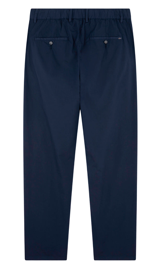 Paul & Shark Chino Pants in Ultralight Poplin Cotton | Navy