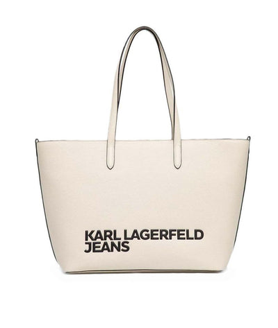 Karl Lagerfeld Logo Large Tote Bag | WhiteCap Gray