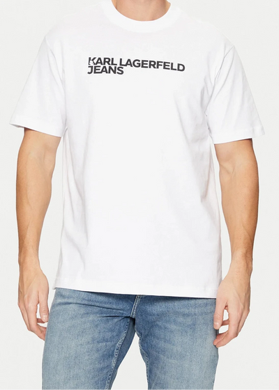 Karl Lagerfeld Regular Fit Essential T-shirt | White