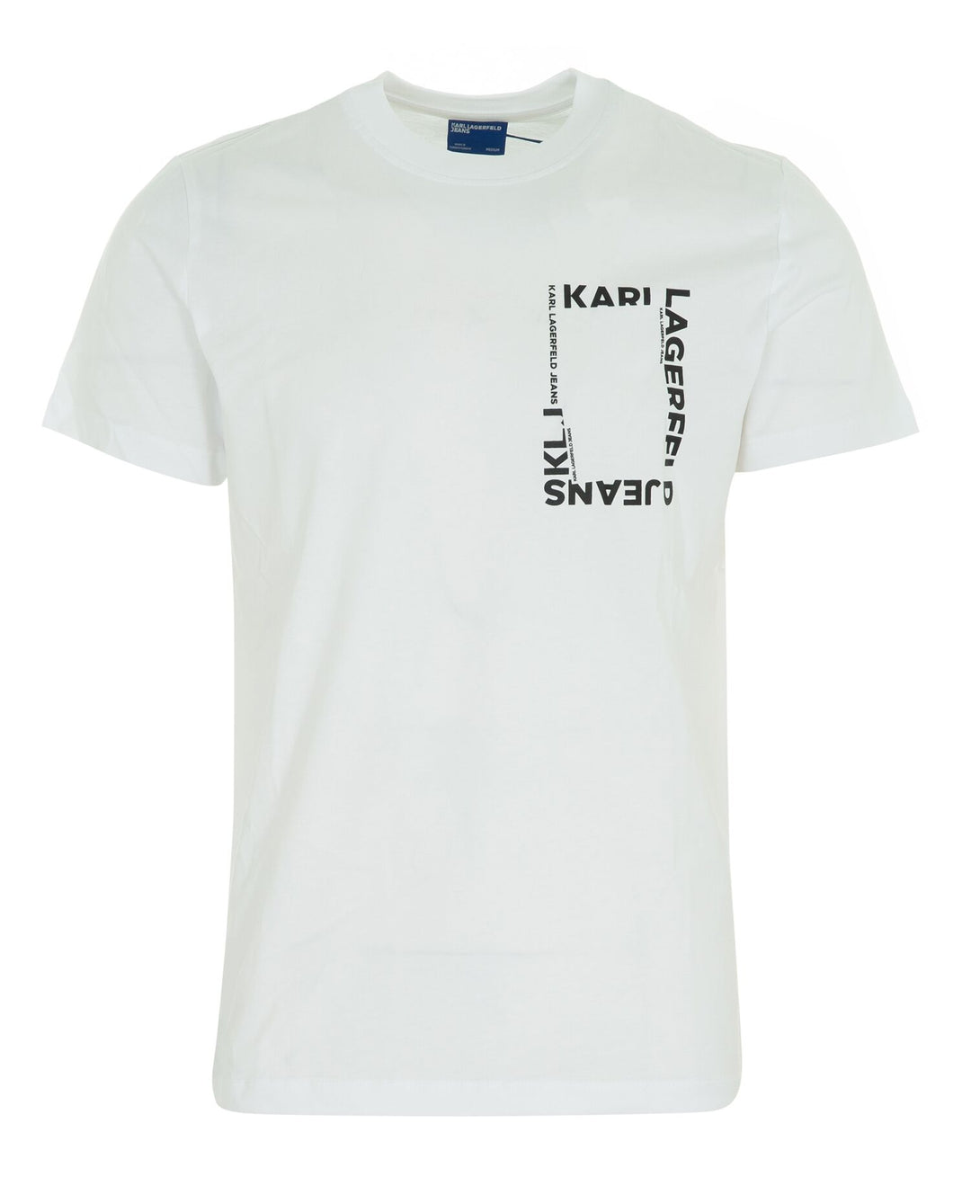 Karl Lagerfeld Slim Frame Logo Men's T-shirt | White