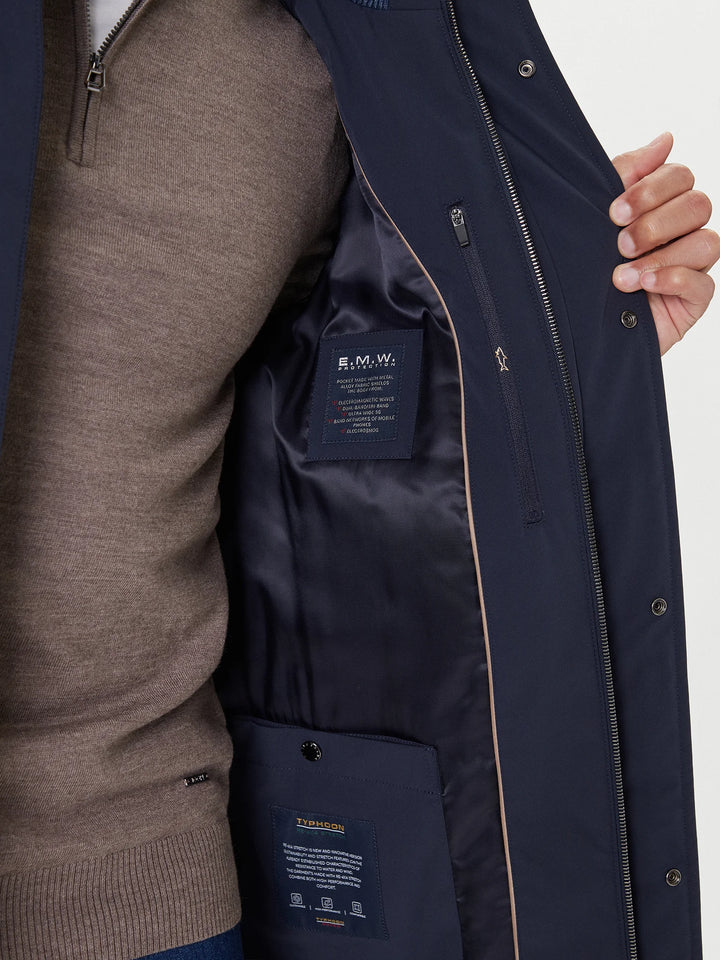 Paul & Shark Paul & Shark Typhoon 4x4 Stretch Coat | Navy
