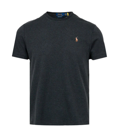 Ralph Lauren Custom Slim Fit Soft Cotton T-Shirt | Black Marl