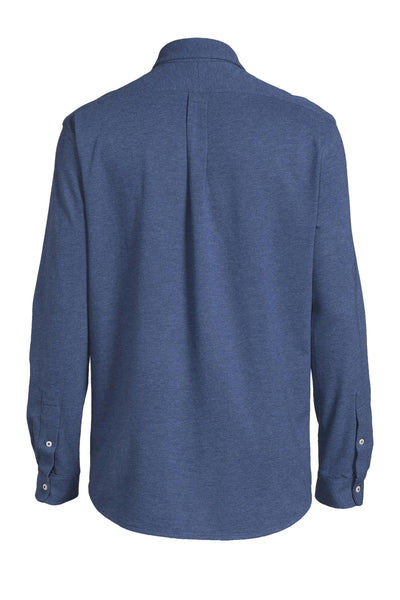 Ralph Lauren Casual Featherweight Mesh Shirt | Derby Blue
