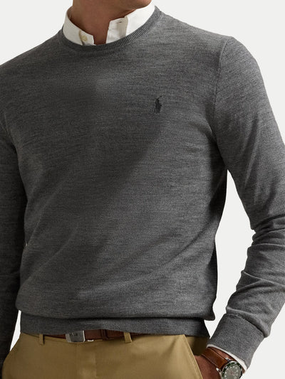 Ralph Lauren Slim Fit Knitwear | Grey