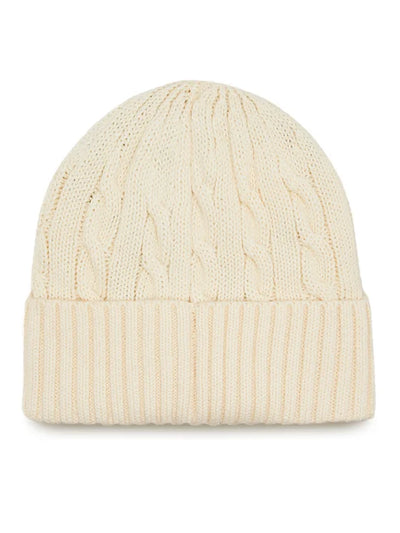 Ralph Lauren Cable Knit Women's Beanie | Cream