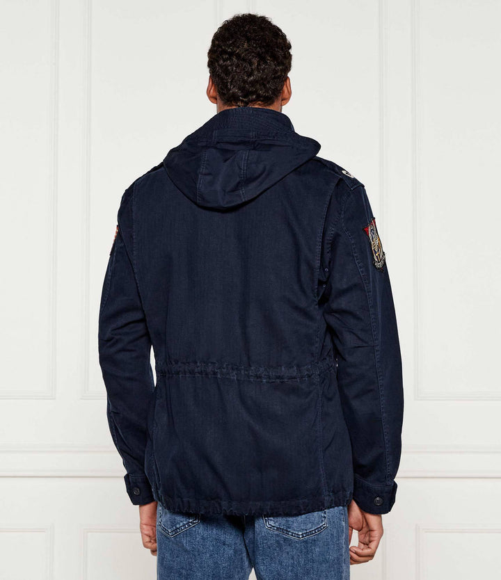 Ralph Lauren Herringbone Field Jacket | Aviator Navy