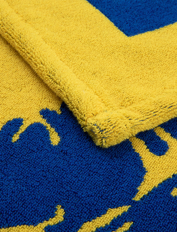 Ralph Lauren Polo Jacquard Beach Towel | Yellow/Navy