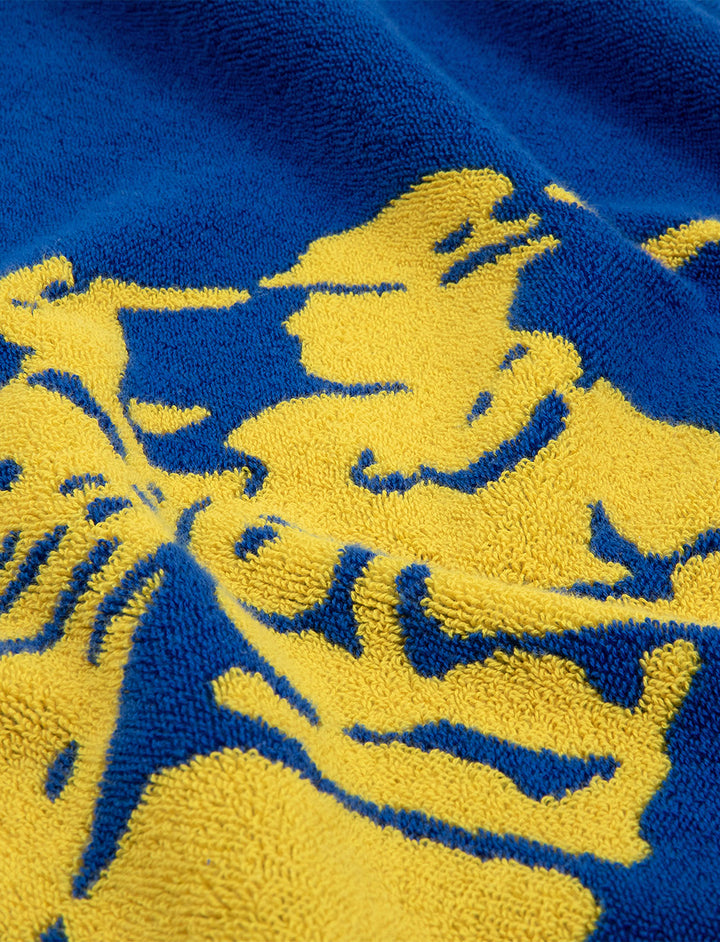 Ralph Lauren Polo Jacquard Beach Towel | Yellow/Navy