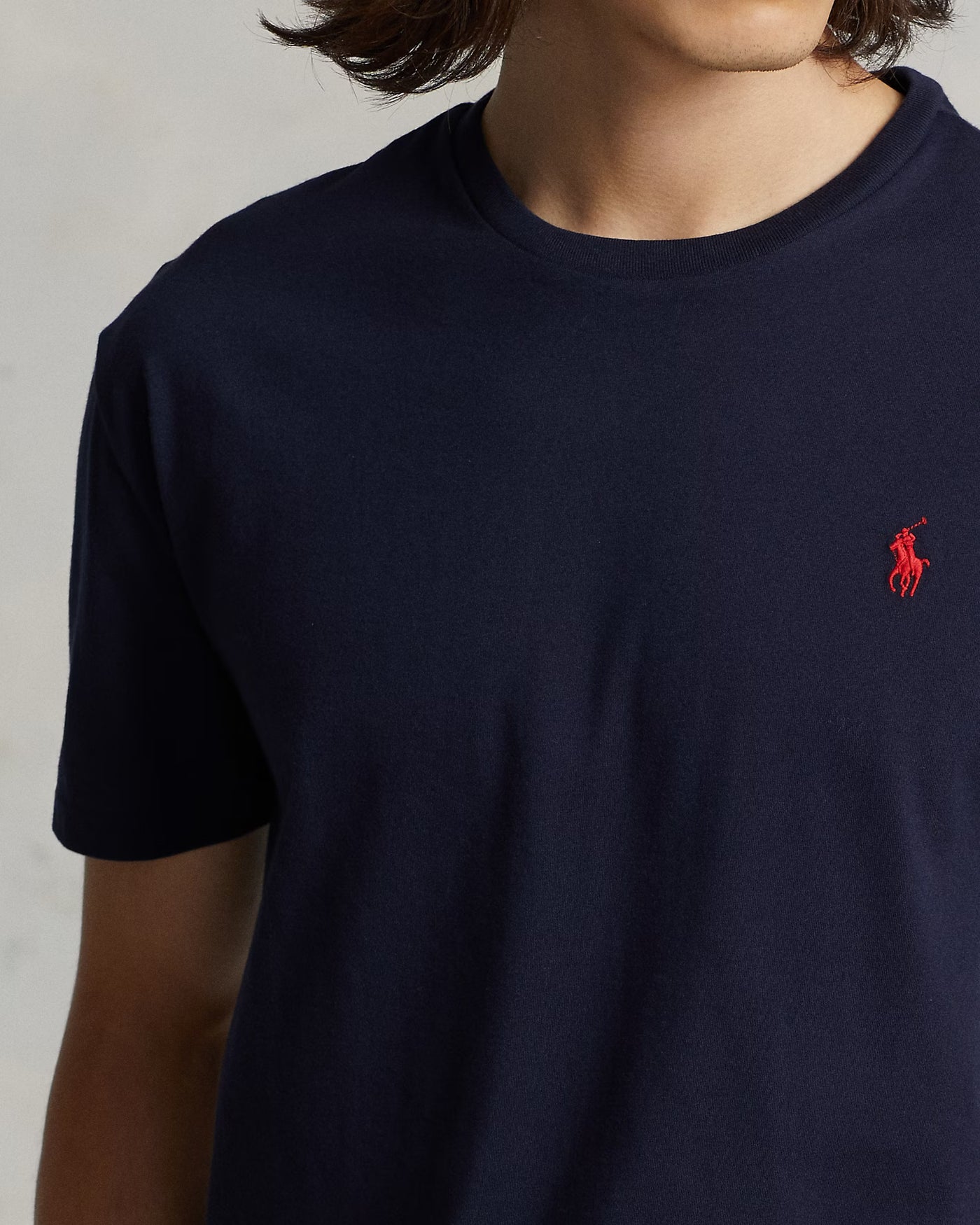 Ralph Lauren Custom Slim Fit Jersey Crewneck T-Shirt | Ink