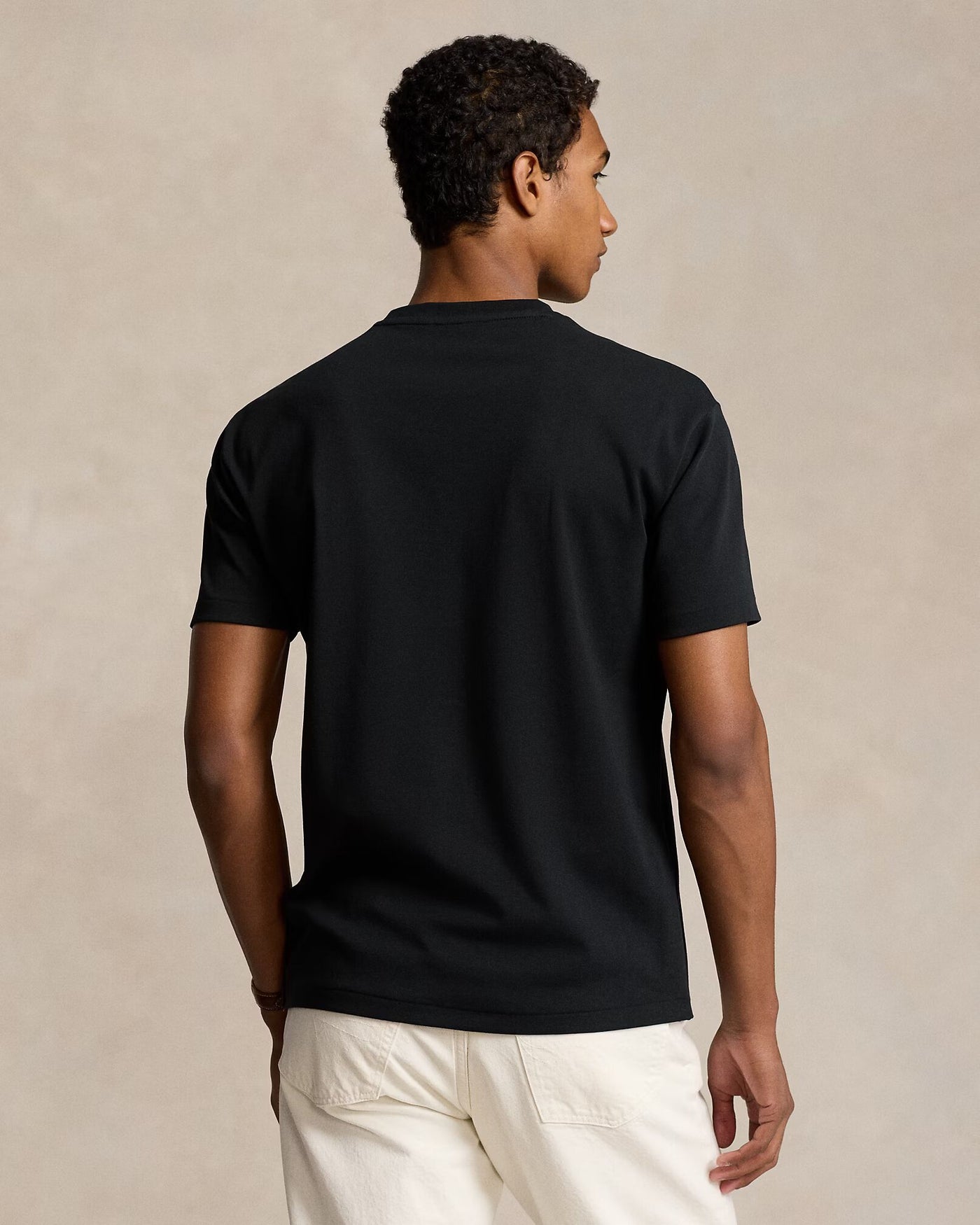 Ralph Lauren Custom Slim Fit Soft Cotton T-Shirt | Black