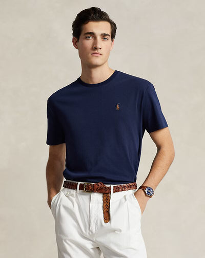 Ralph Lauren Custom Slim Fit Soft Cotton T-Shirt | Refined Navy