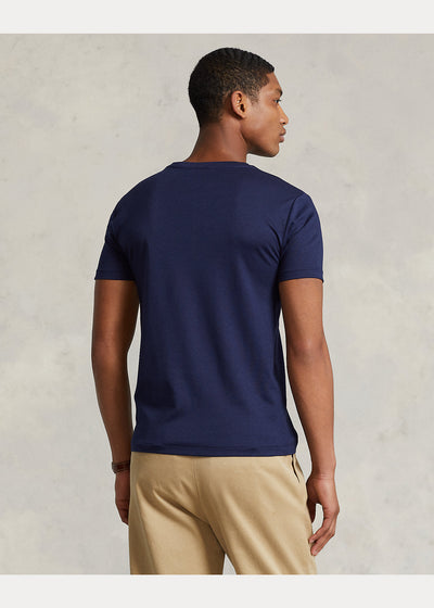 Ralph Lauren Custom Slim Fit Interlock Soft Cotton T-Shirt | Navy