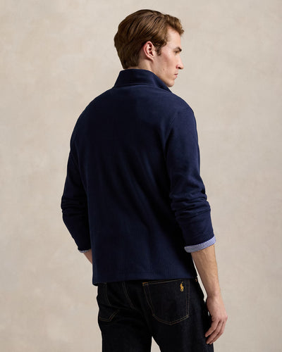 Ralph Lauren Estate-Rib Quarter-Zip Pullover | Cruise Navy