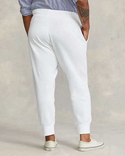 Ralph Lauren Fleece Tracksuit Bottoms | White