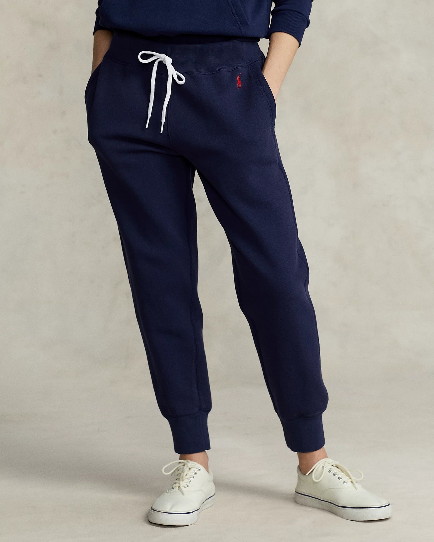 Ralph Lauren Fleece Tracksuit Bottoms | Cruise Navy