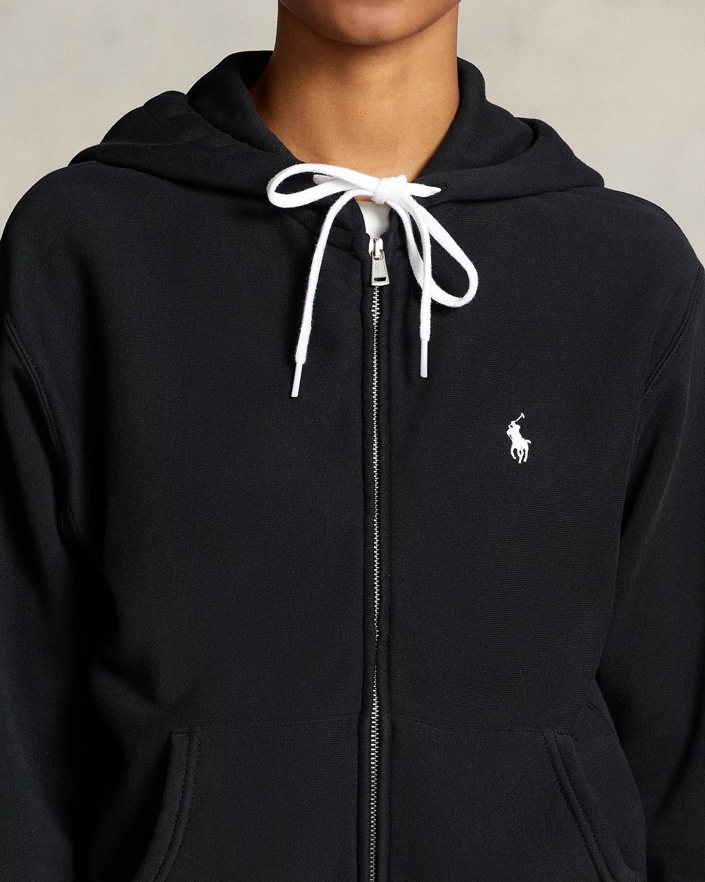 Ralph Lauren Fleece Full-Zip Hoodie | Black