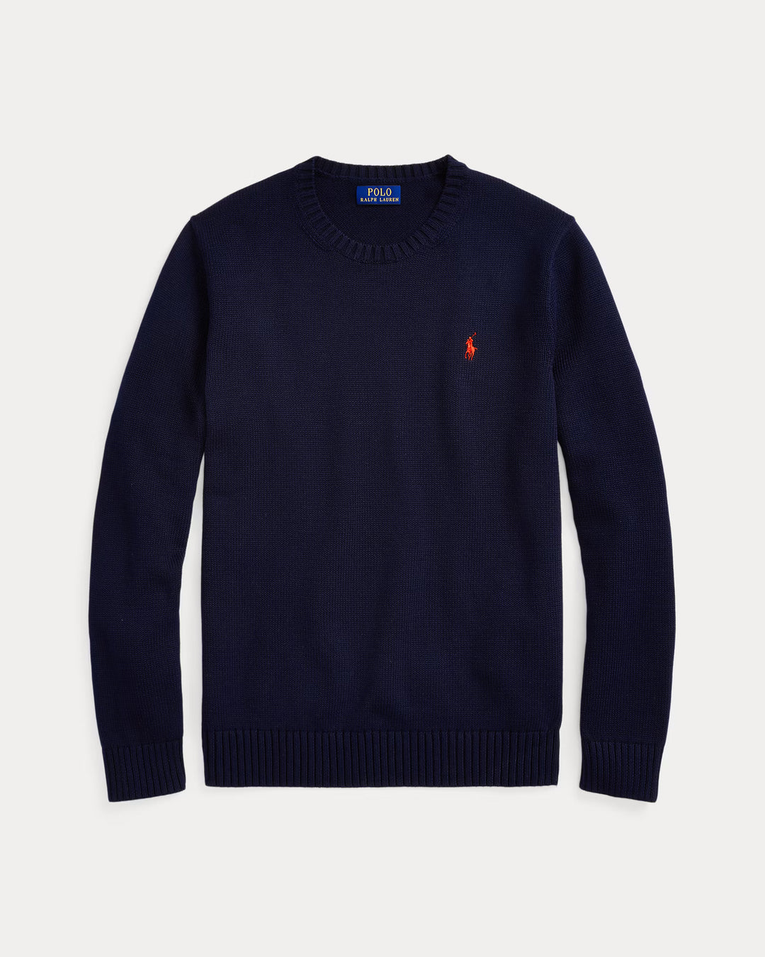 Ralph Lauren Cotton Crewneck Jumper | Hunter Navy