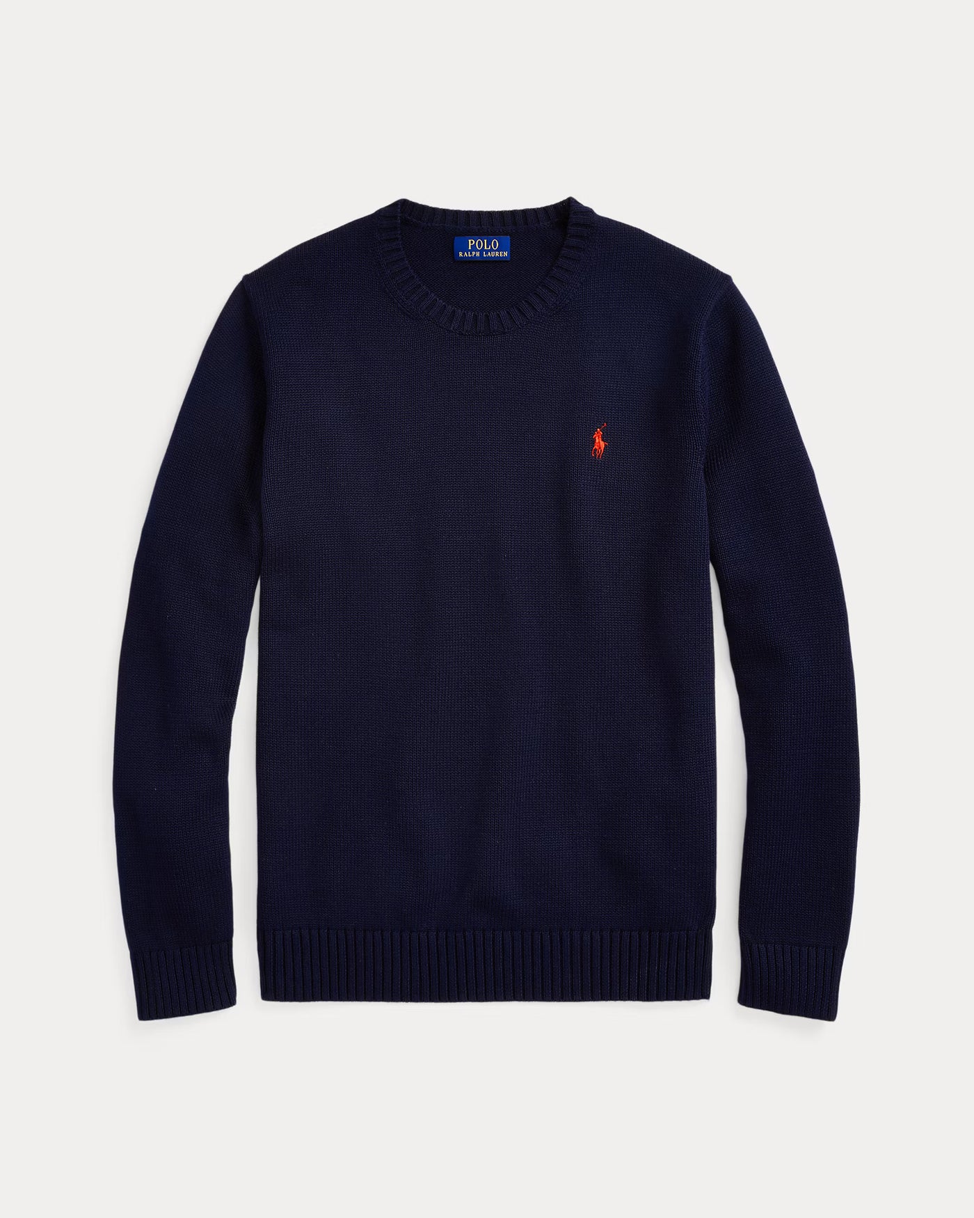 Ralph Lauren Cotton Crewneck Jumper | Hunter Navy