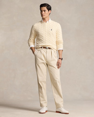 Ralph Lauren Cable-Knit Cotton Jumper | Andover Cream