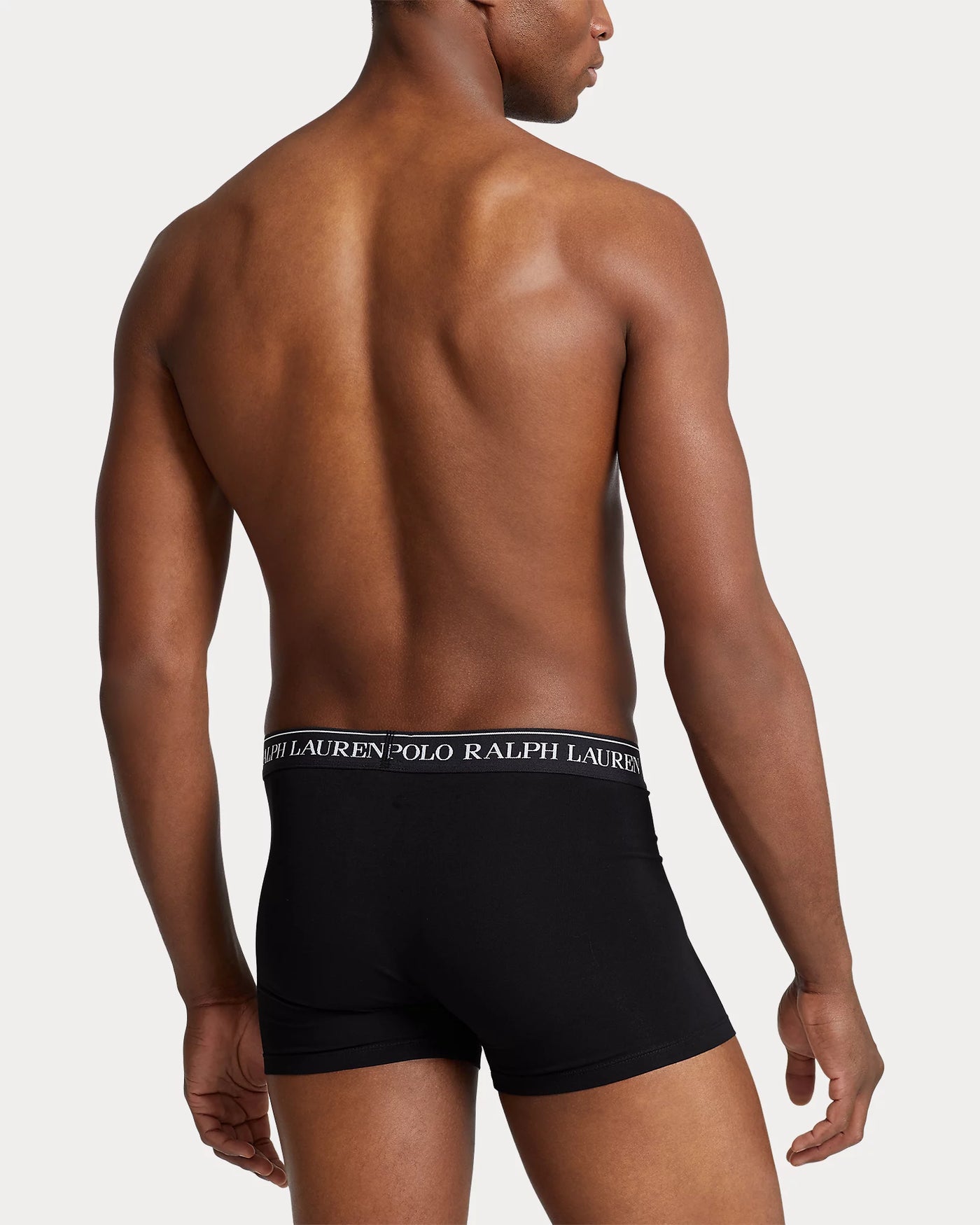 Ralph Lauren Stretch Cotton Boxer Shorts 3-Pack | Black