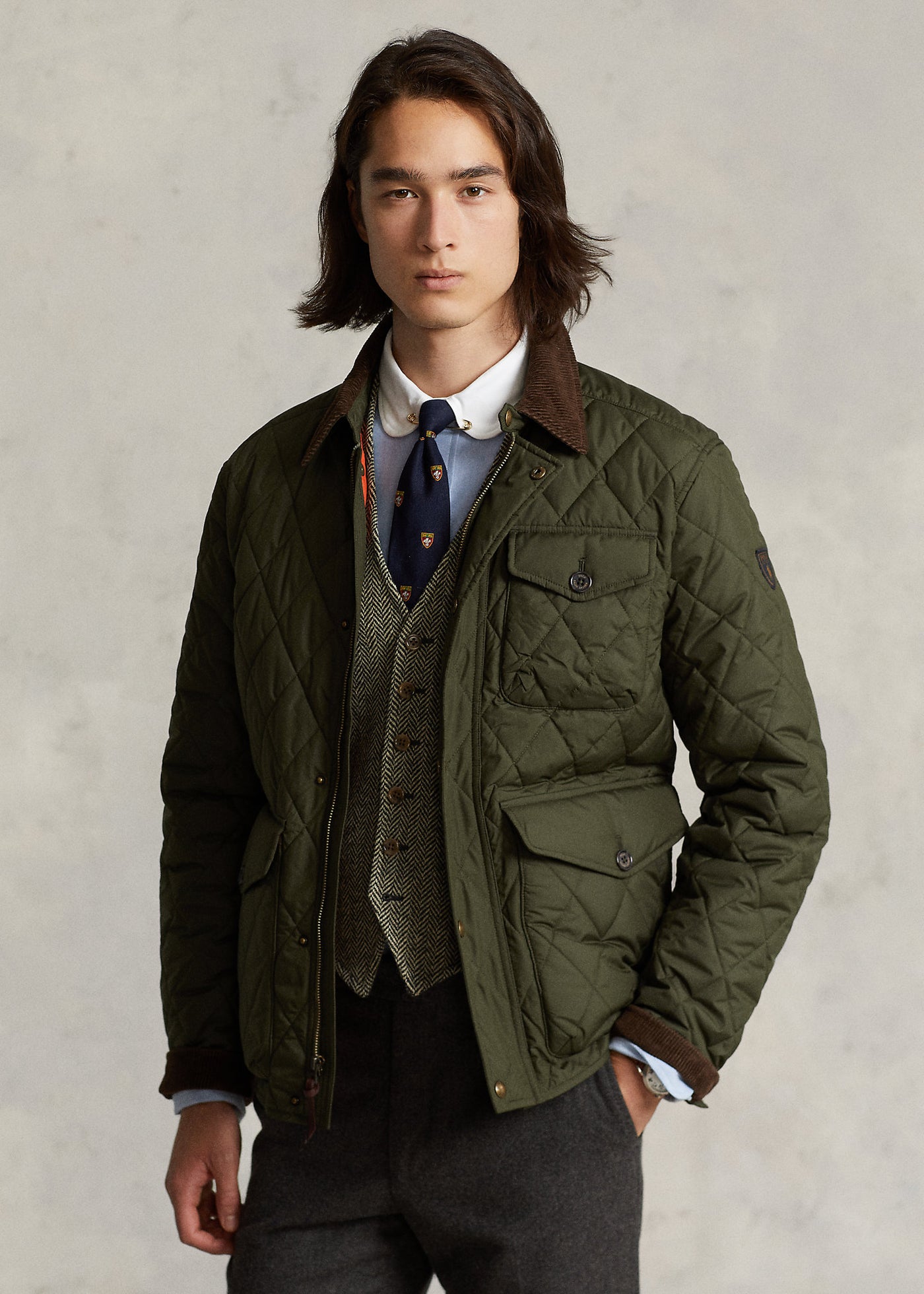 Ralph Lauren The Beaton Quilted Jacket | Company Olive