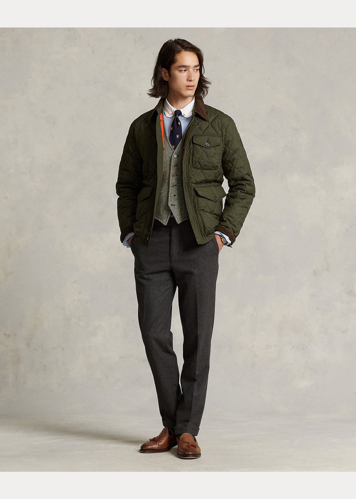 Ralph Lauren The Beaton Quilted Jacket | Company Olive