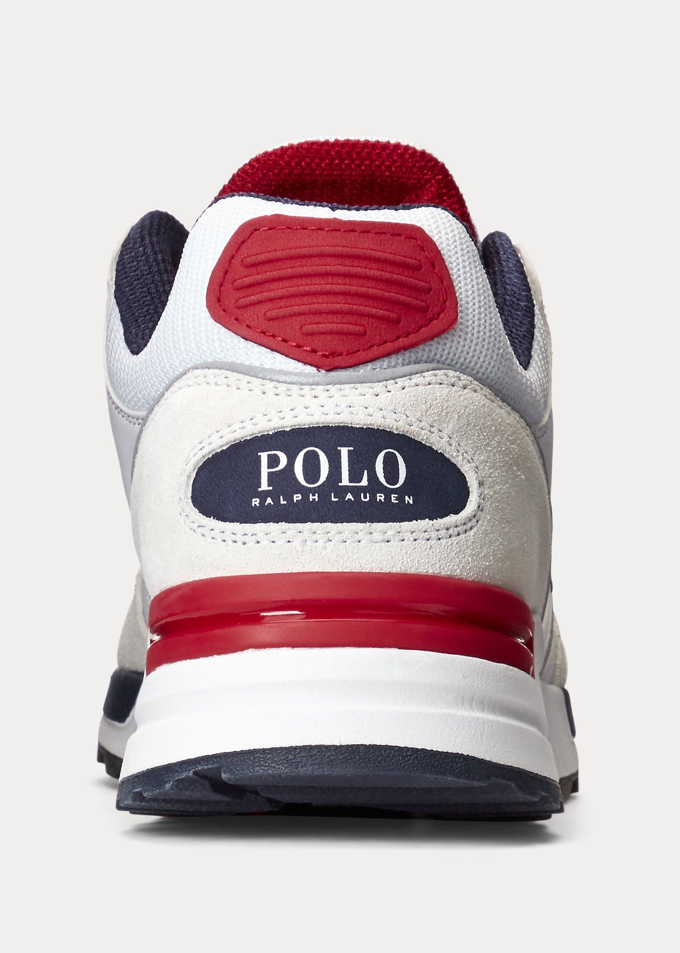Ralph Lauren Trackster 200 Sneaker | White/Grey/Navy/Red