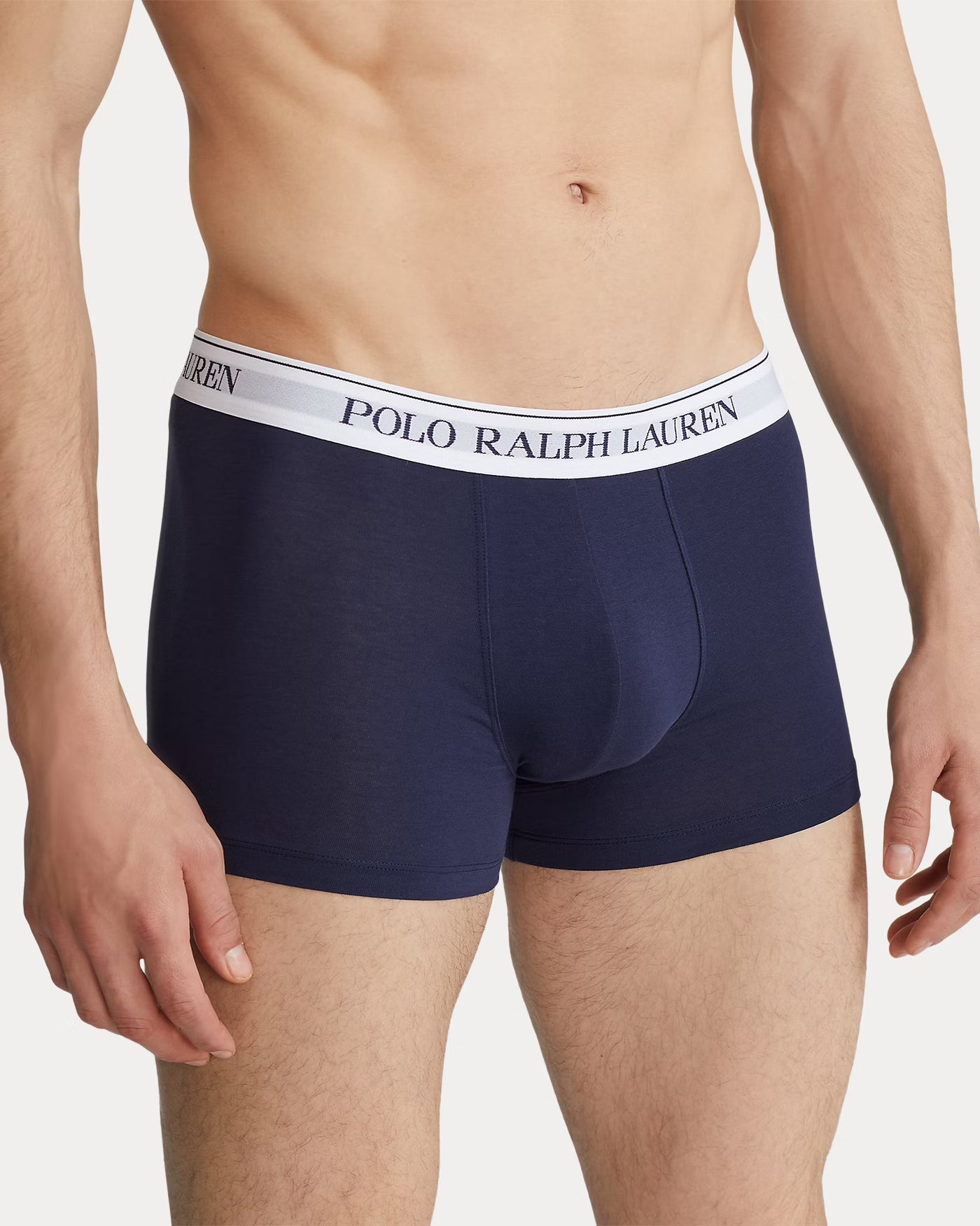 Ralph Lauren Classic Stretch Cotton Trunk 3-Pack | Navy/Pony